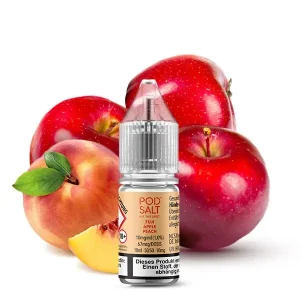Pod Salt Xtra Nikotinsalz Liquid – Fuji Apple Peach 10ml 10mg/ml