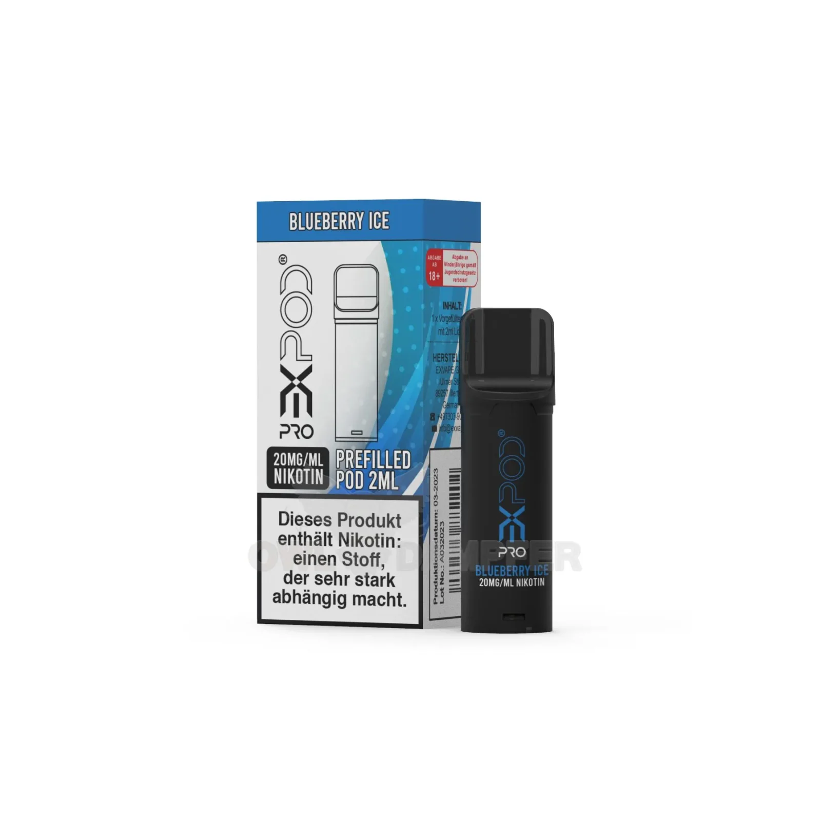 Prefilled Pod Blueberry Ice – Expod Pro 20 mg