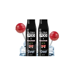 Prefilled Pod Kühle Kirsche – Ultrapod Doppelpack Kirschlolli Cool