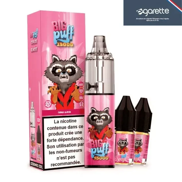 Puff-Hybride Cerise Glacée Tornado 15000 – Big Puff