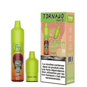 Puff Patrone Bull Ice Tornado Mini 1200 – FUMOT