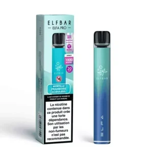 Puff Patrone Myrtille Framboise Acidulées Elfa Pro – Elf Bar