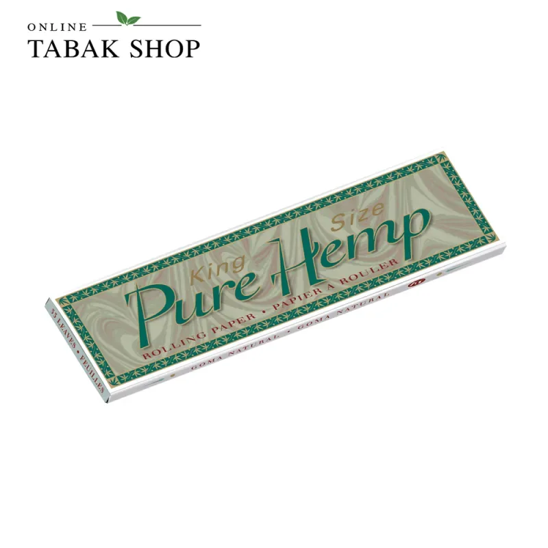 Pure Hemp King Size Blättchen Rolling Papers (1x 33er)