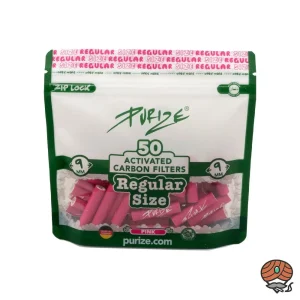 Purize Aktivkohlefilter REGULAR pink, 50 Stück