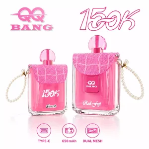 QQBANG 150K DSK078 150K Züge Einweg E Zigarette Dual Mesh Nikotinfrei