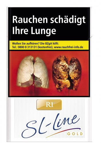 R1 Slim Line Gold Zigaretten (10×20)
