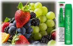Rainbow Erdbeeren Blaubeeren Brombeeren Zitrone Trauben IVG Bar 20mg Einweg E-Zigarette Nikotinsalz