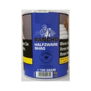 Rancho Tabak Halfzware Shag Blau 190g Dose Feinschnitt
