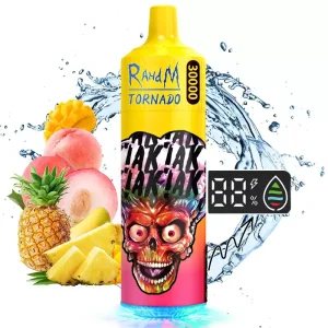 RandM Tornado 30K Züge Einweg E Zigarette Dual Mesh Digital Display