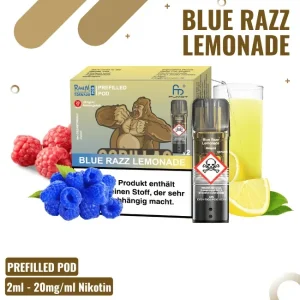RandM Tornado Blue Razz Lemonade Pods – 2er Pack