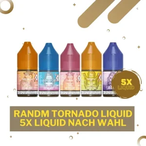 RandM Tornado Liquid Bundle – 5x Liquid 20mg Nikotin