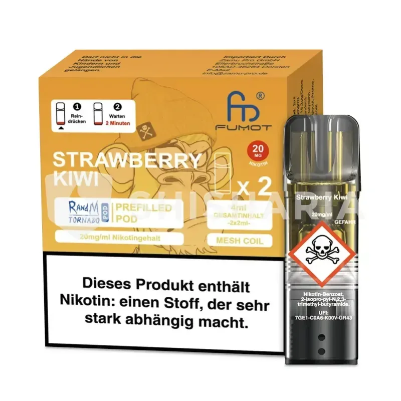 RandM Tornado Pods E-Zigarette – Strawberry Kiwi