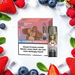 RandM Tornado Prefilled Pod Blueberry Raspberry