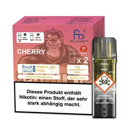 Randm Tornado – Prefilled Pod – Cherry – 2er Pack