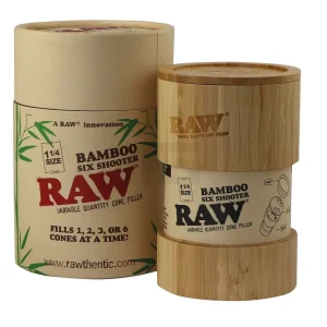 RAW – Kegelfüllmaschine – Six Shooter – Bambus
