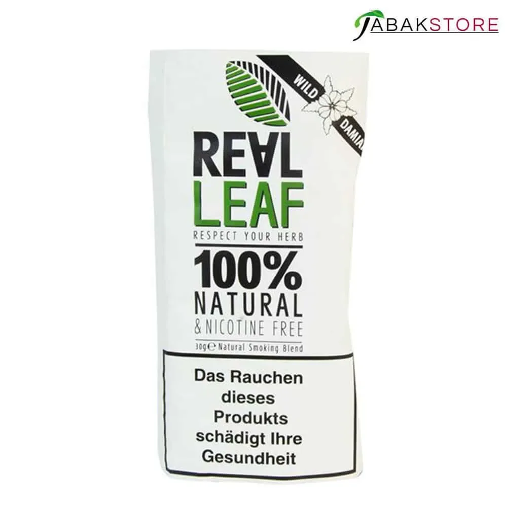 Real Leaf Wild Damiana 8,95 Euro | 30g Tabakersatz