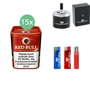 Red Bull Special Blend 15 x 120g mit Zigarettenbox