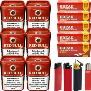 Red Bull Special Blend 6 x 120g mit 1000 Plus Hülsen