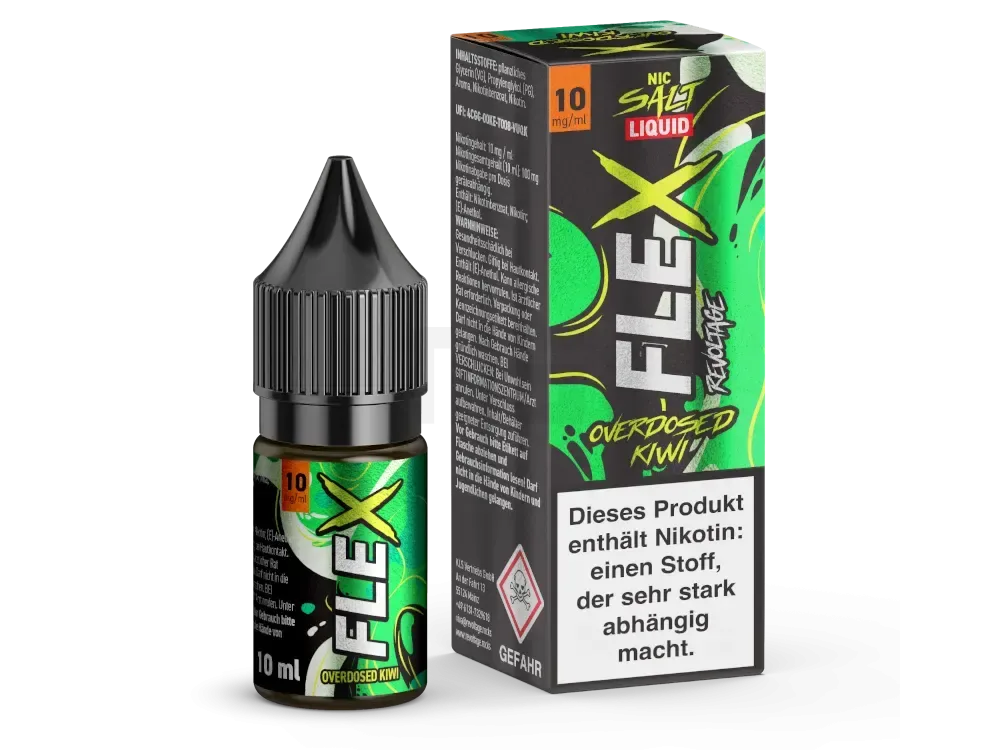 Revoltage – Flex – Nikotinsalzliquid – 10ml – Kiwi – 10mg