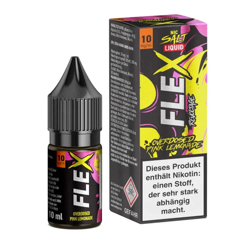 Revoltage FLEX Overdosed – Nikotinsalz Liquid – Pink Lemonade-0 mg/ml