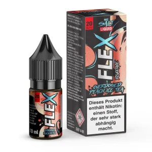 Revoltage – FLEX – Overdosed Peach Ice Tea – NicSalt Liquid – 10ml – 20mg/ml