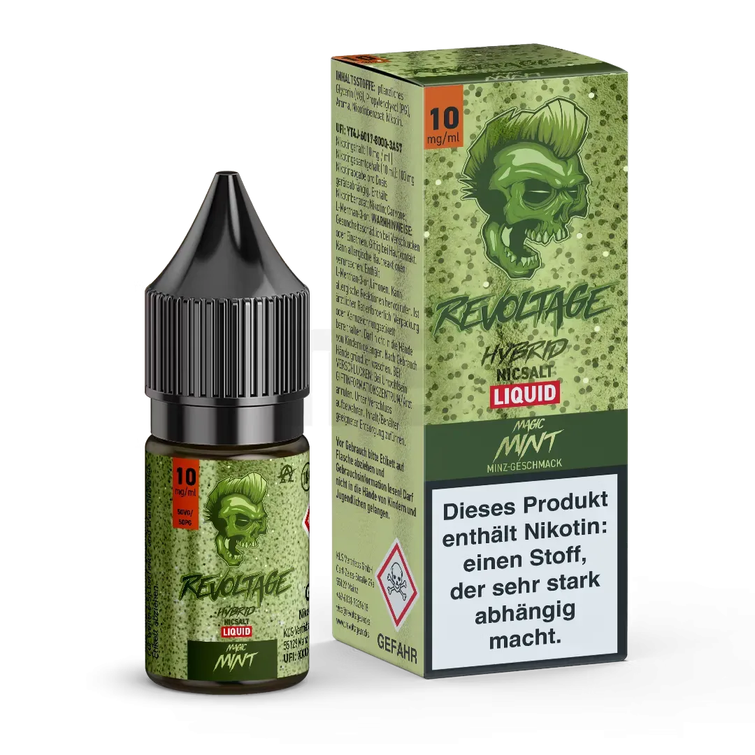 Revoltage – Hybrid Nikotinsalz Liquid – 10ml – Magic Mint – 10mg