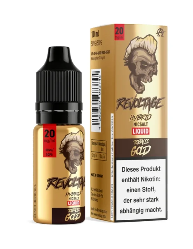 Revoltage Tobacco Gold Hybrid Nikotinsalz Liquid 10ml