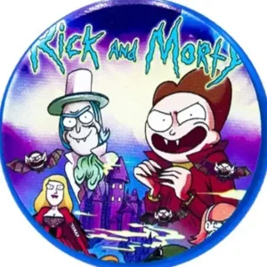 Rick and Morty Aluminium Grinder Blue 2 Parts
