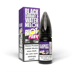 Riot Squad Hybrid Nikotinsalz – PUNX Blackcurrant & Watermelon – 10mg 10ml