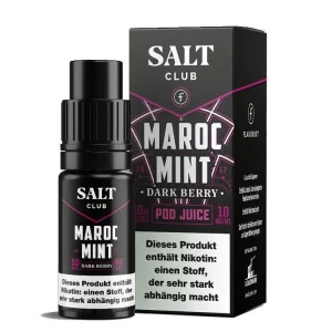 Salt Club – Flavorist Maroc Mint – Dark Berry – Nikotinsalz Liquid