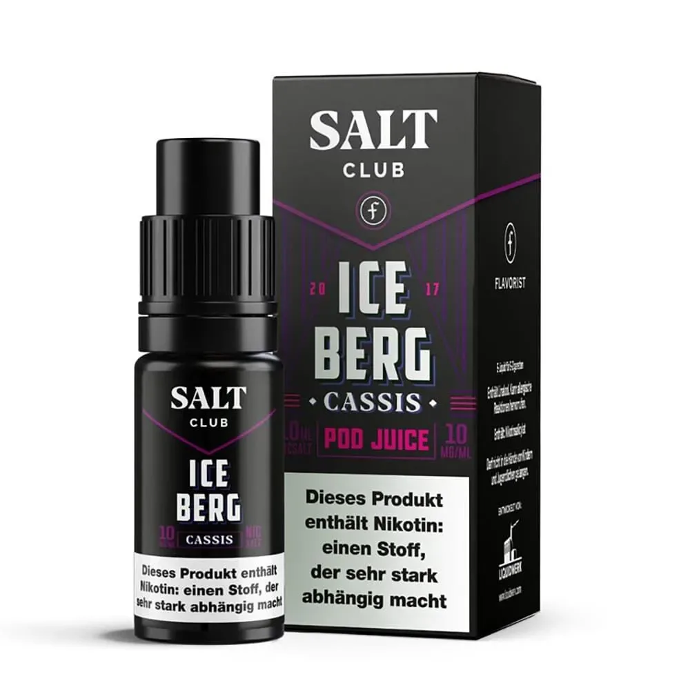 Salt Club Nikotinsalz Flavorist Iceberg Cassis Liquid