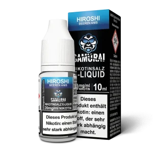 Samurai Nikotinsalz – Hiroshi Beeren Anis – Liquid 20mg 10ml