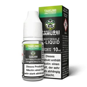 Samurai Nikotinsalz – Takumi Limette Minze – Liquid 10mg 10ml