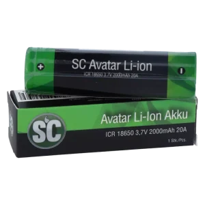 SC 18650er Akku 2000 mAh - 3,7 V