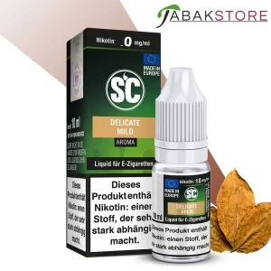 SC – Delicate Mild Tabak – Liquid 10ml Liquid 0 mg/ml