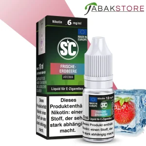 SC – Frische Erdbeere – Liquid 10ml Liquid 6 mg/ml