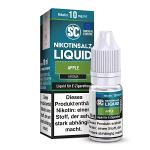 SC Liquid – Apple – Nikotinsalz (Nikotinsalzliquid, 10 ml, 50% VG / 50% PG)