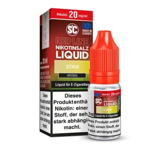SC Liquid – Citrus – Nikotinsalz (Nikotinsalzliquid, 10 ml, 50% VG / 50% PG)