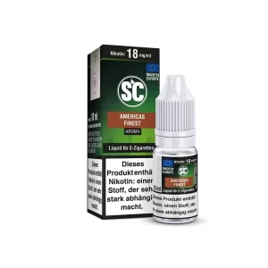 SC Liquid – E-Zigaretten Liquid 10ml – Americas Finest Tabak-0 mg/ml