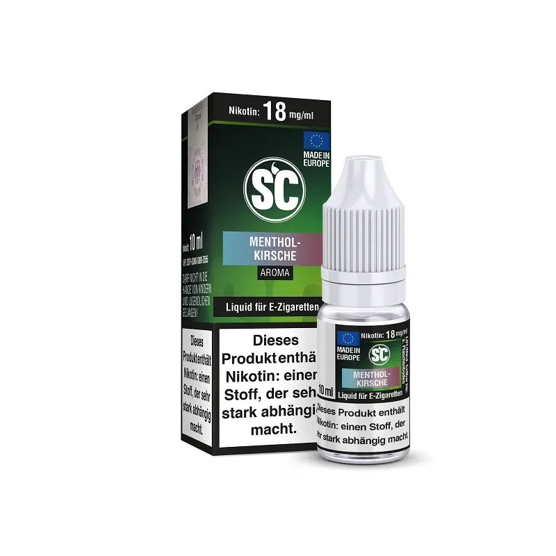 SC Liquid – E-Zigaretten Liquid 10ml – Menthol-Kirsche-3 mg/ml