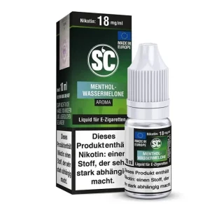 SC Liquid – E-Zigaretten Liquid 10ml – Menthol-Wassermelone-3 mg/ml