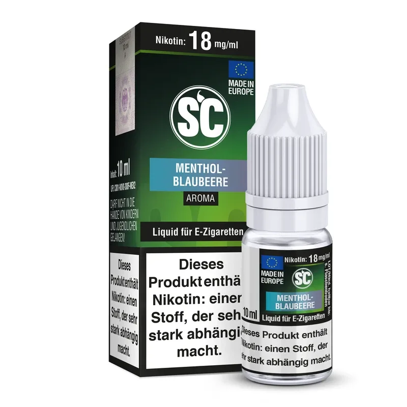 SC Liquid Menthol Blaubeere 10 ml