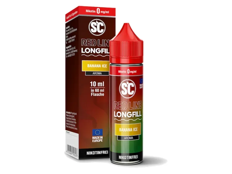 SC Red Line Banana Ice Longfill Aroma 10 ml für 60 ml