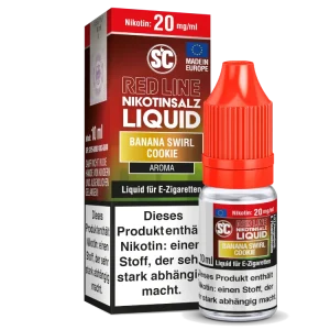 SC - Red Line - Banana Swirl Cookie - Nikotinsalz Liquid