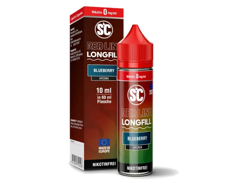 SC Red Line Blueberry Longfill Aroma 10 ml für 60 ml