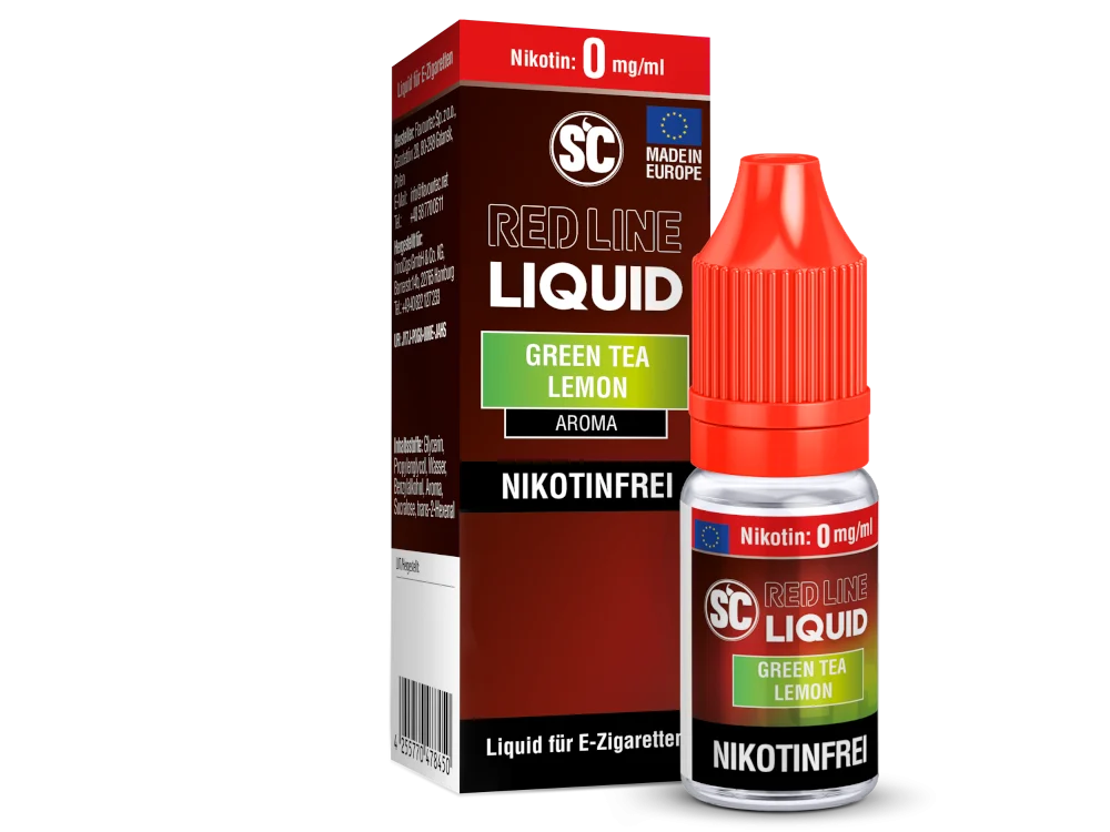 SC - Red Line - Green Tea Lemon - Nikotinsalz Liquid - Image 2