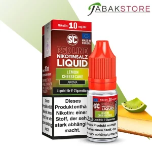 SC – Red Line – Lemon Cheesecake- Nikotinsalz Liquid 10ml Liquid 5 mg/ml