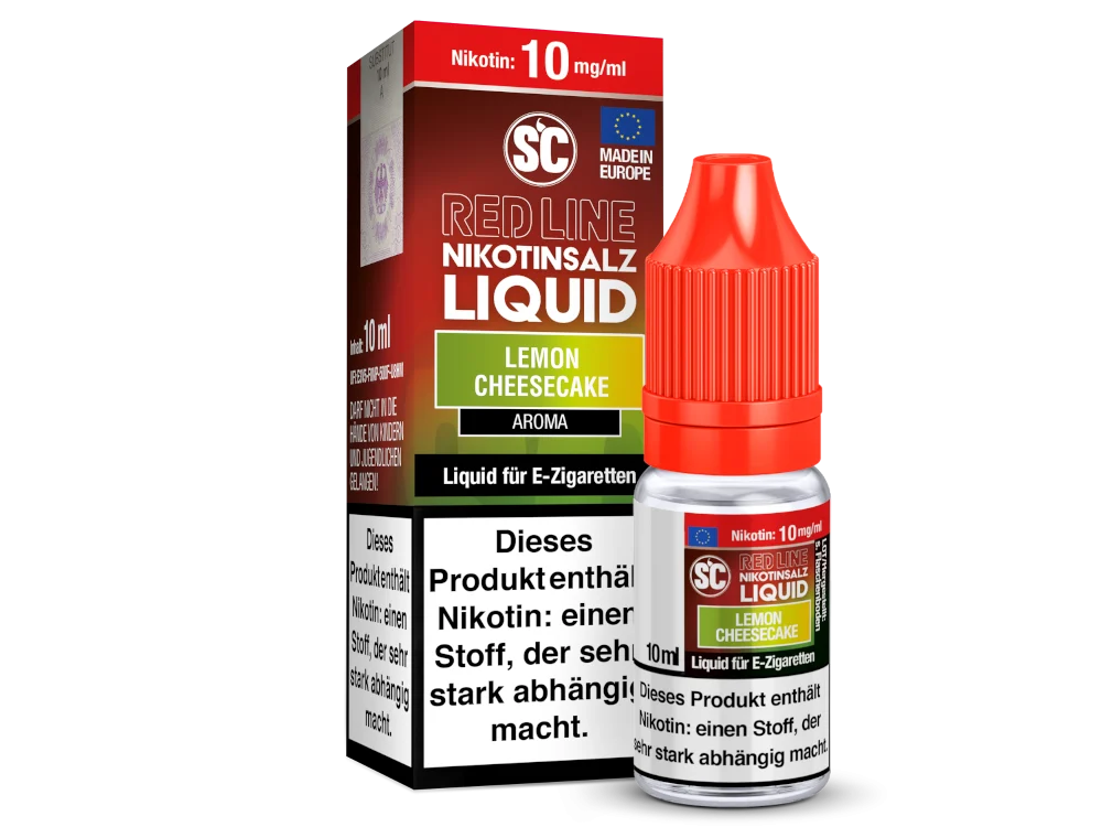 SC - Red Line - Lemon Cheesecake - Nikotinsalz Liquid - Image 2