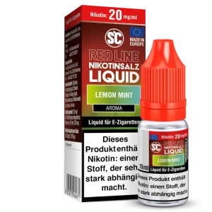 SC - Red Line - Lemon Mint - Nikotinsalz Liquid