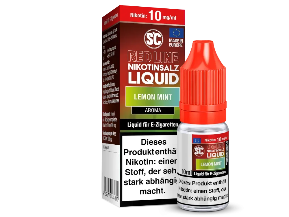 SC – Red Line – Lemon Mint – Nikotinsalz Liquid